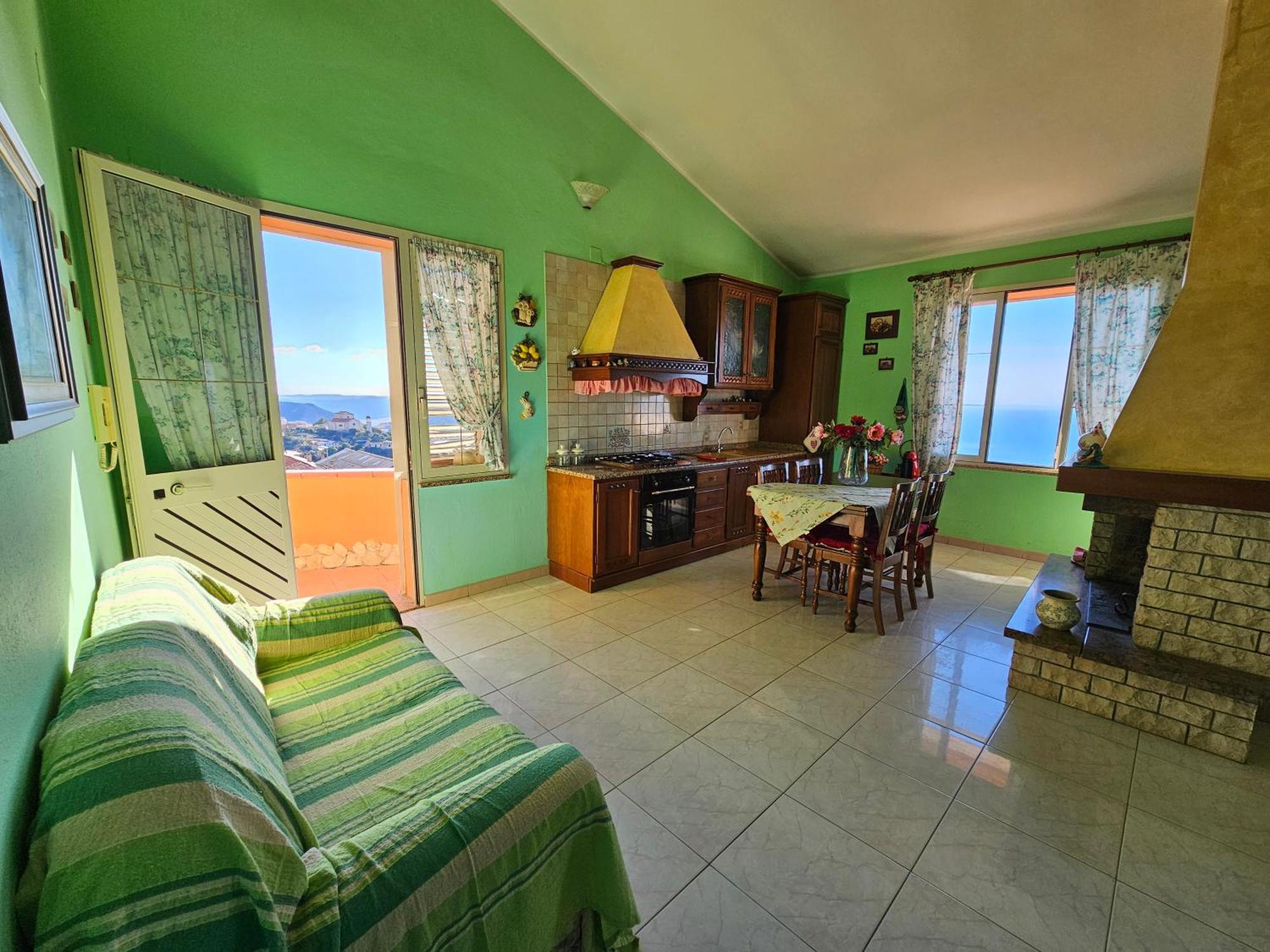 Villa Casa Con Magnifica Vista Mare Nebida Exterior foto